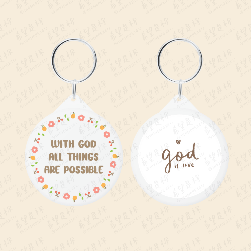 WITH GOD ALL THINGS ARE POSSIBLE